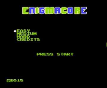 Enigmacore (USA) (Aftermarket) (Unl) screen shot title